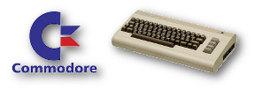 Commodore logo plus C64